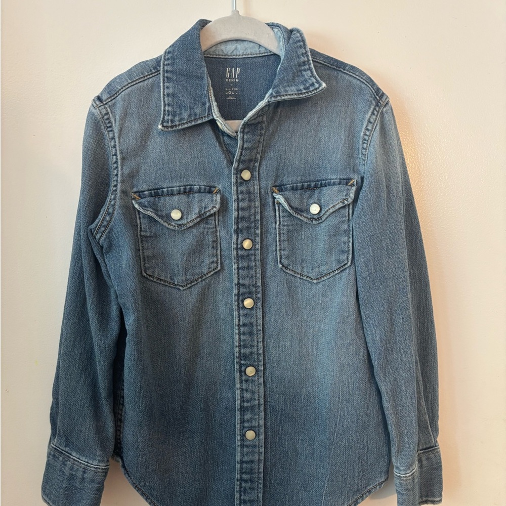 GAP Classic Blue Denim Shirt
